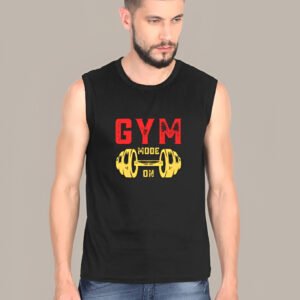 GYM MODE ON - MEN'S SLEEVELESS T-SHIRT